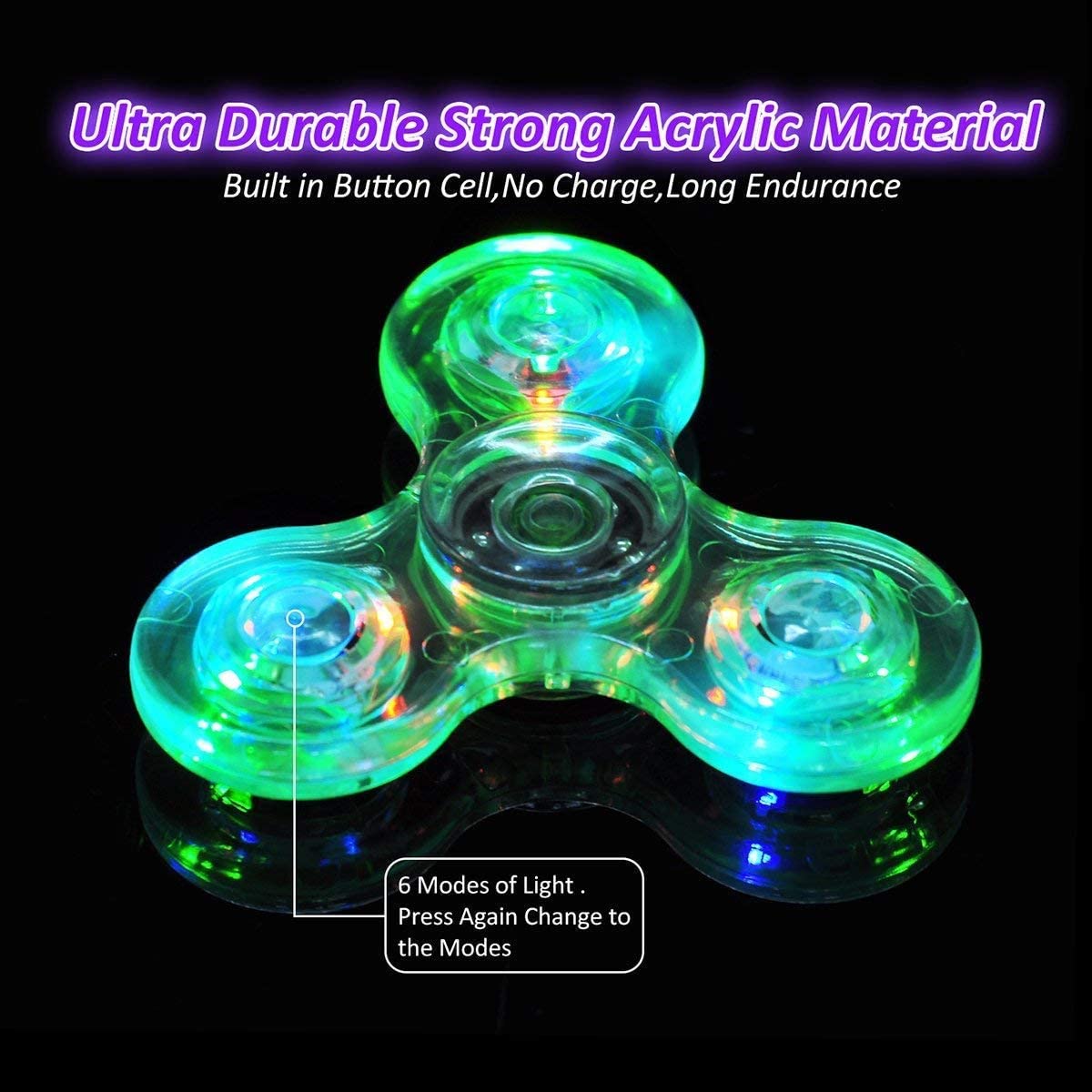 UBA™-LED Glow Fidget Spinner
